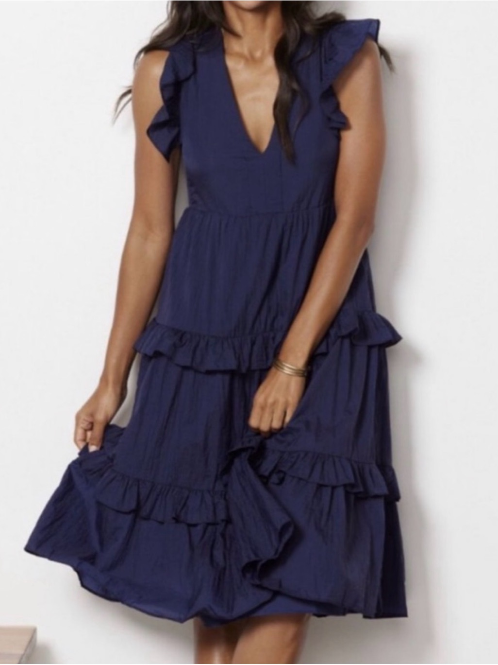 Amanda Uprichard Chamiolle Ruffled Midi